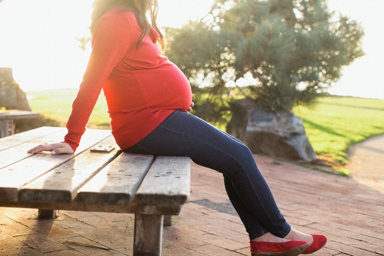 Seagrove Park Maternity Shoot Liz & Ernie