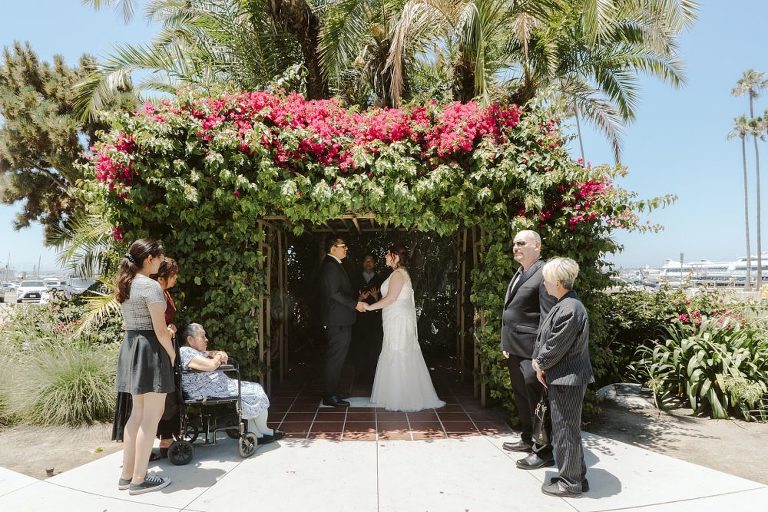 San Diego Court Wedding Intimate 