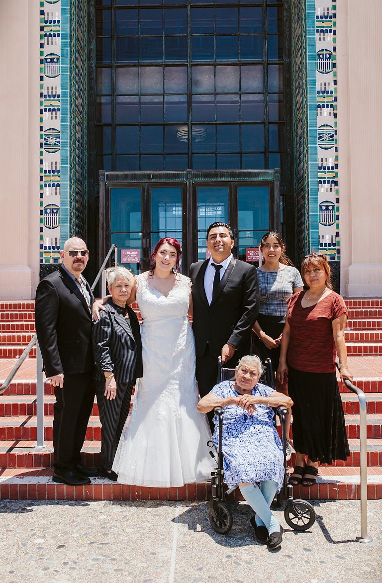 San Diego Court Wedding Intimate 