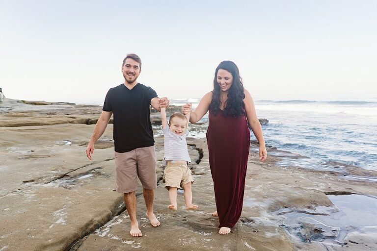 La Jolla Beach Family Photoshoot