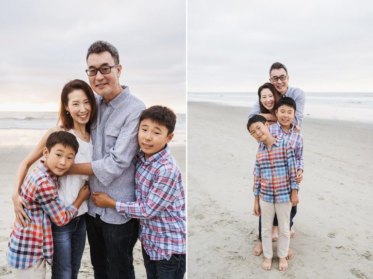 Del Mar Beach Family Photoshoot