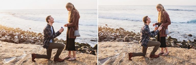 La Jolla Surprise Wedding Proposal