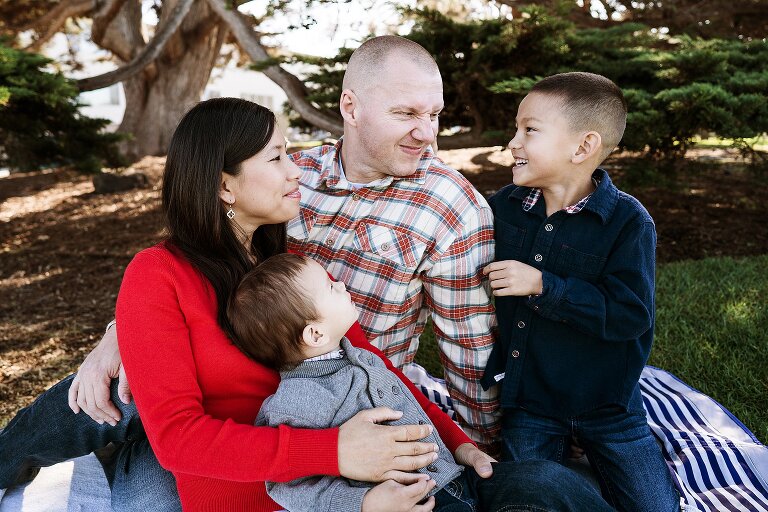 Del Mar Seagrove Park Family Photoshoot