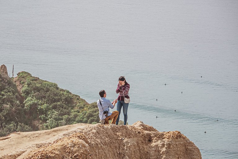 San Diego Surprise Proposal Photographer