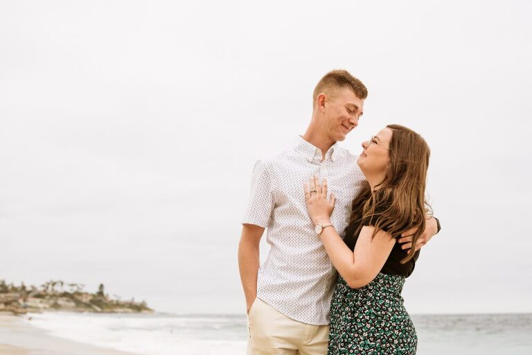 La Jolla Beach Engagement Photoshoot