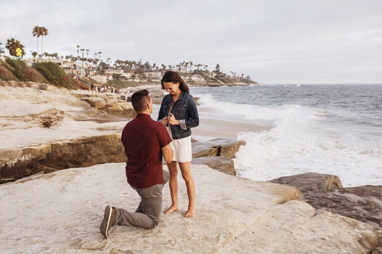 La Jolla Beach Surprise Proposal