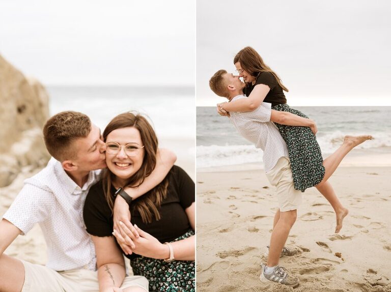 La Jolla Beach Engagement Photoshoot