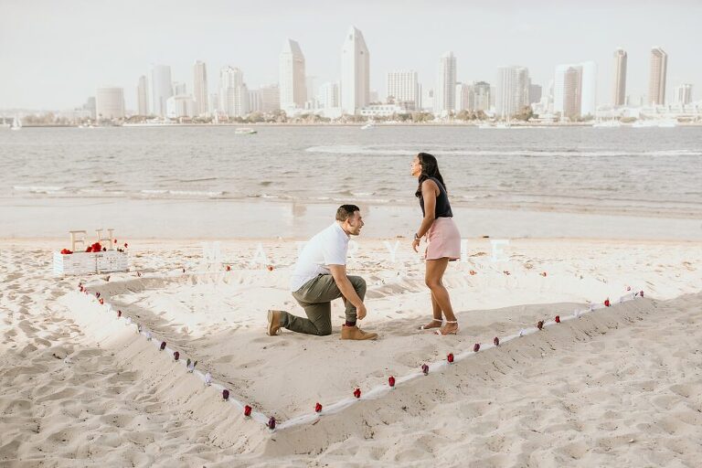 San Diego Surprise Proposal Photographer