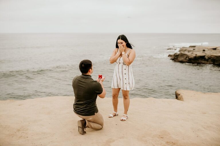 San Diego Surprise Proposal Photoshoot