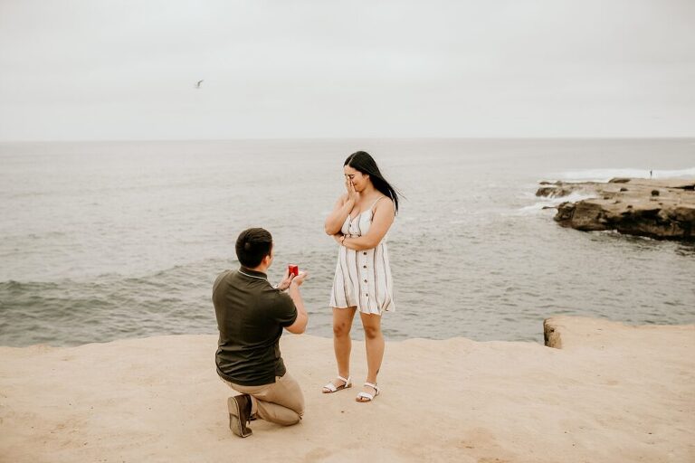 San Diego Surprise Proposal Photoshoot