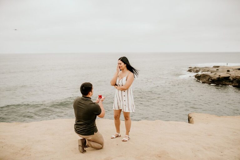 San Diego Surprise Proposal Photoshoot