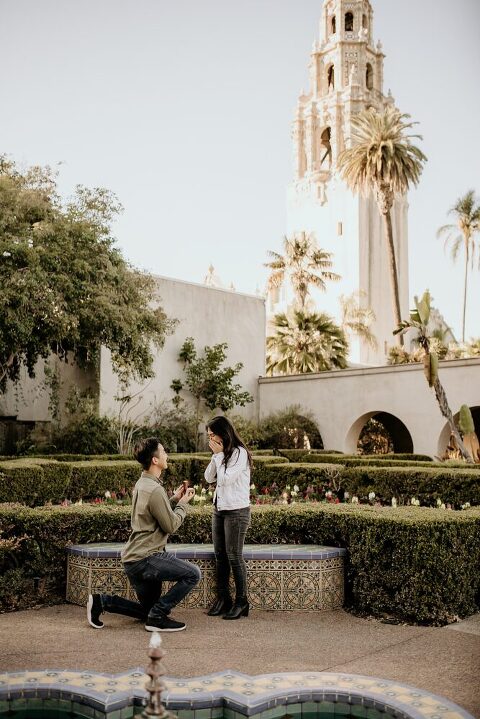 San Diego Surprise Proposal Photoshotographer