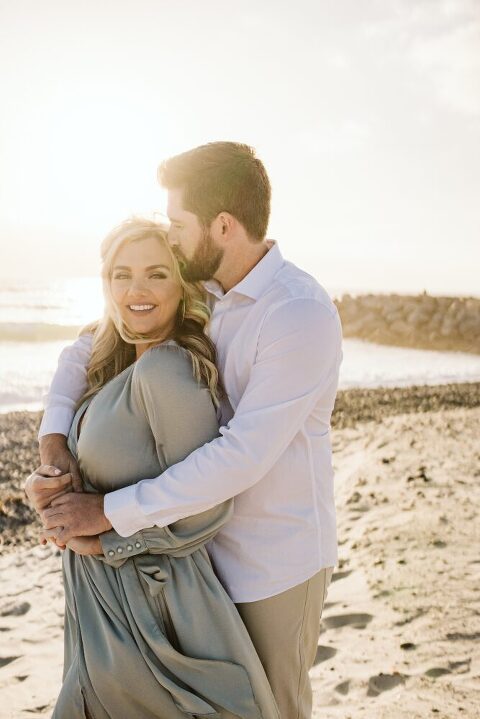 Carlsbad Beach Engagement Photoshoot