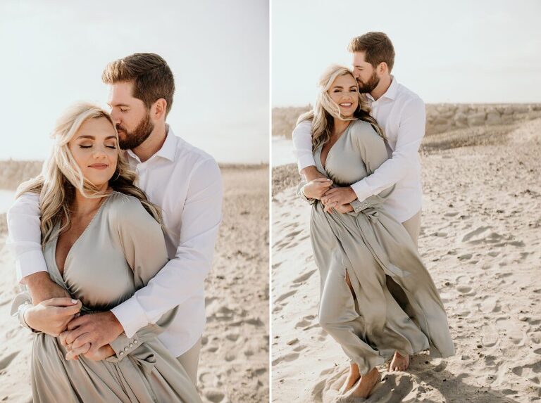 Carlsbad Beach Engagement Photoshoot